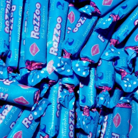 Blue Raspberry Razzoo's - 10 piece